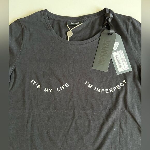 !M?ERFECT Los Angeles Women’s Black T-Shirt - Picture 4 of 9